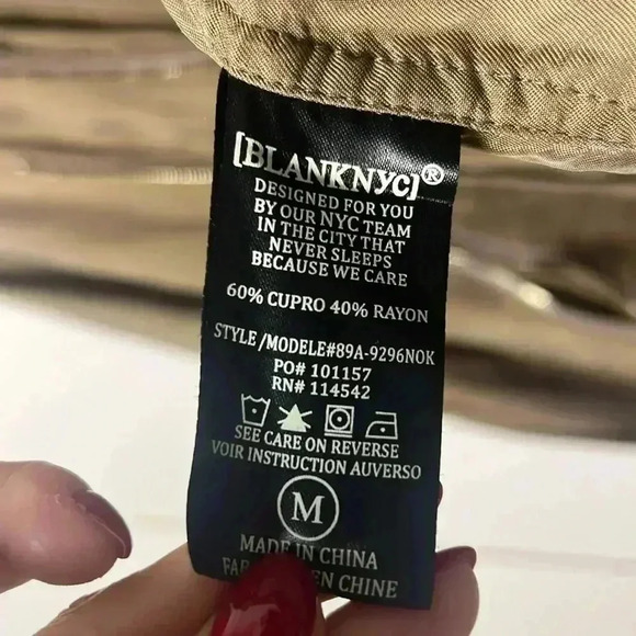 Blank nyc Olive moto jacket size M - Picture 9 of 10